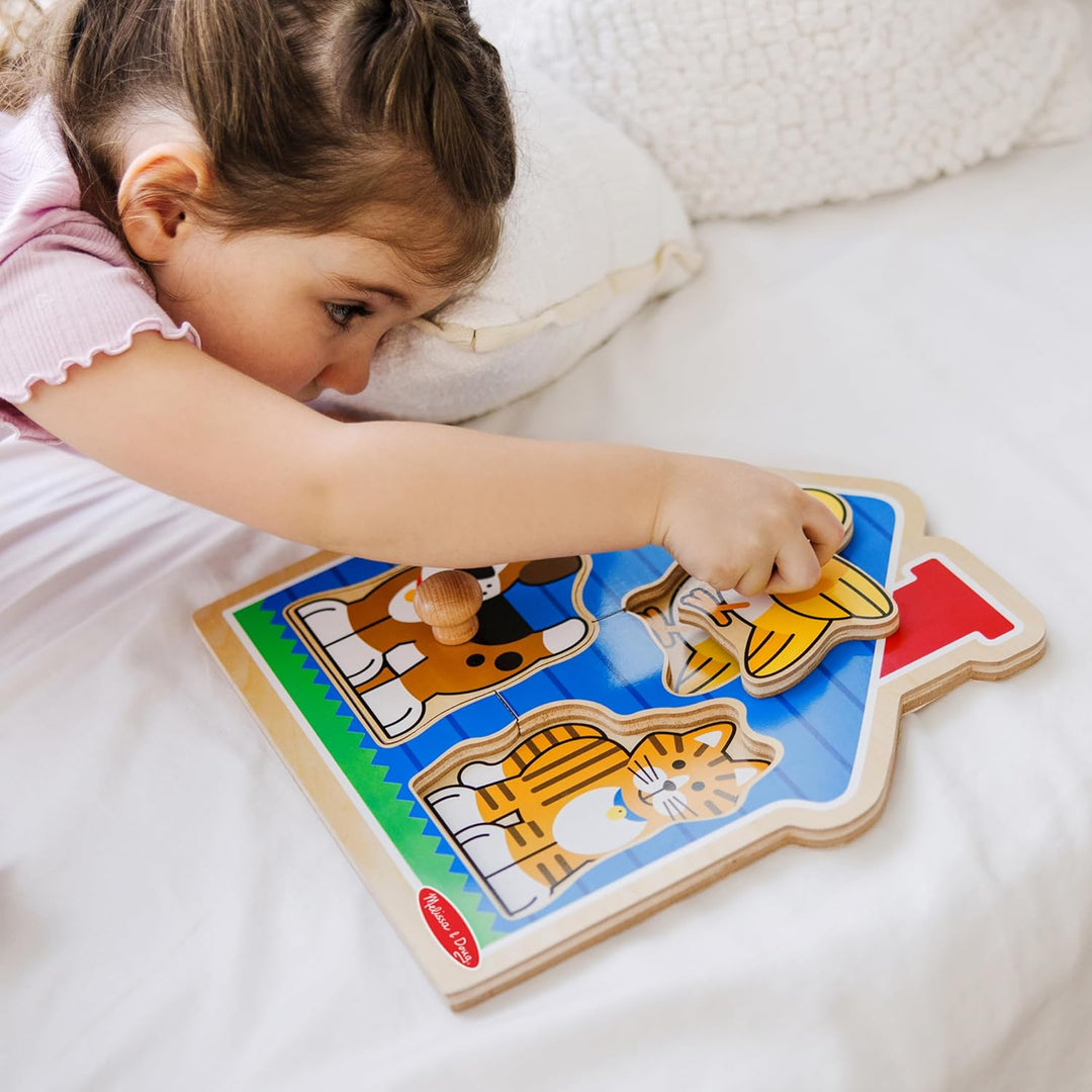 Melissa and Doug 2055 - Haustiere Steckpuzzle Jumbo