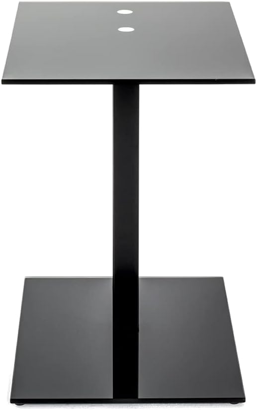 HAKU Möbel Beistelltisch, Metall, schwarz, 45 x 35 x 50 cm 35D x 45W x 50H Rechteckig, 35D x 45W x 5