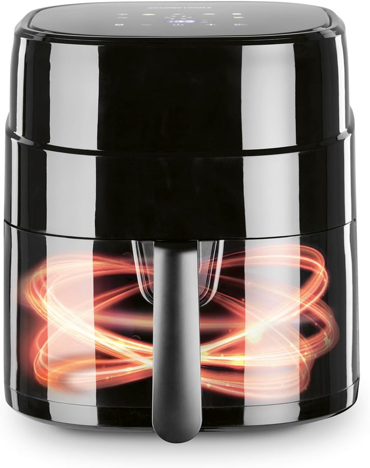 GOURMETmaxx Heissluftfritteuse 4,5L – Airfryer 1400W mit digitalem Farbdisplay, Timer, automatischer
