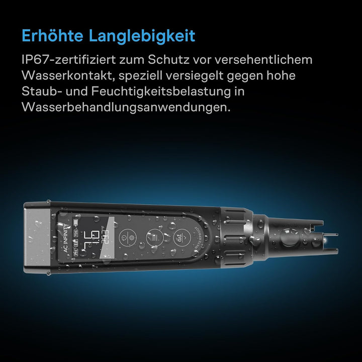 AC Infinity Hydroponic Meter PRO Kit Hochpräzisions Digital pH-Stift mit ±0,01 pH Genauigkeit und we