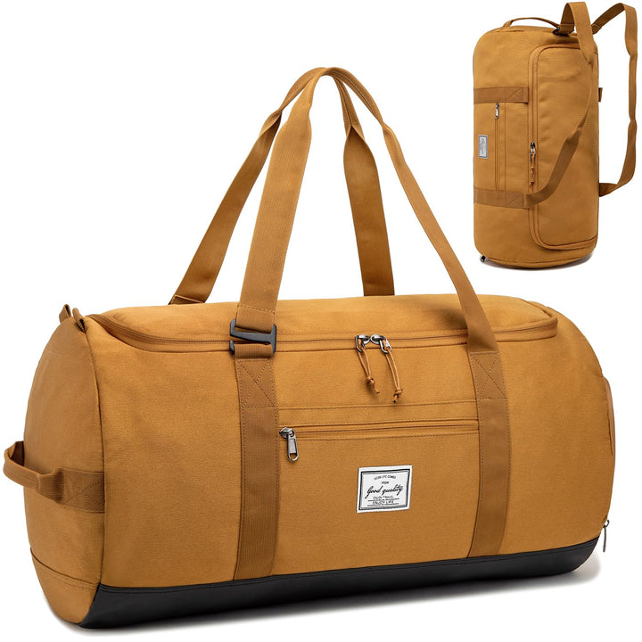 Sporttasche Herren Gross 60L Reisetasche Sport Tasche Rucksack mit Schuhfach Wasserdicht Trainingsta