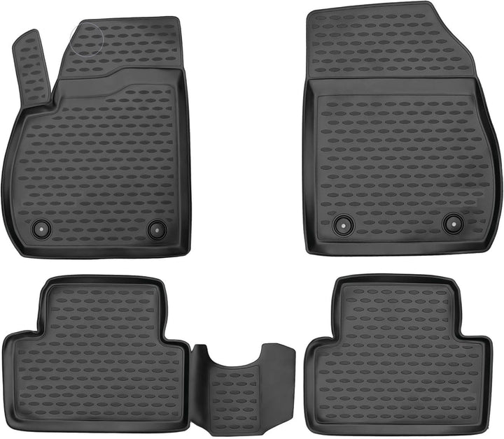 Element 3D Gummimatten Set passend für Toyota Auris | Mk1 I | 2006-2012 | 100% passgenaue Auto Fussm