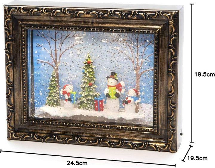 Konstsmide 4376-000, braun Braun Schneemann, Braun Schneemann