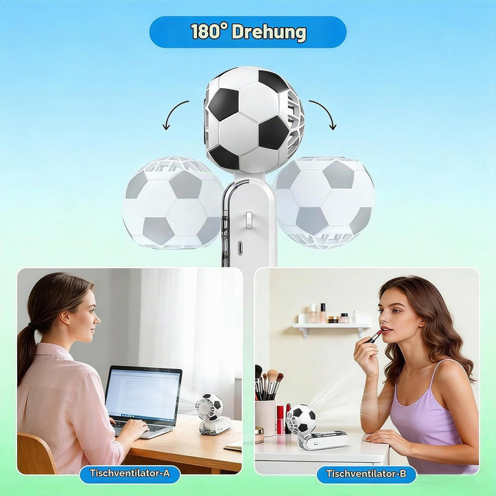 Handventilator, Tragbarer Mini Ventilator mit Wassernebel, USB Aufladbarer Mini Lüfter Elektrischer