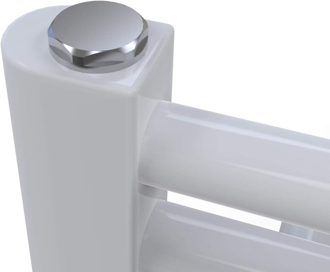SONNI Badheizkörper 1800x600mm Handtuchtrockner Weiss 821 Watt Design Hantuchwärmer Bad Mittelanschl