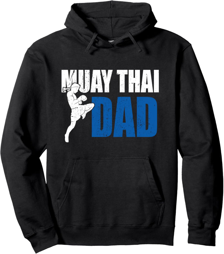 Muay Thai Dad Boxen Kickboxen MMA Muay Thai Papa Pullover Hoodie