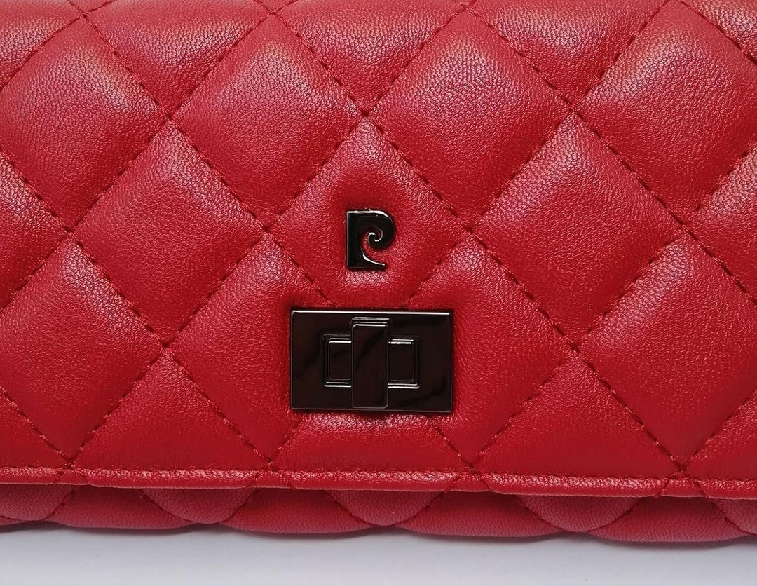 Pierre Cardin Damen geldbörse,Frauen geldorse, Mädchen, schön, gross, geräumig, Kunstleder, Geschenk