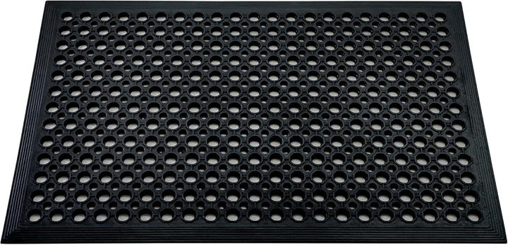 Doortex® Offene Schwarze Anti-Ermüdungsmatte - 80 x 120cm 80 x 120 Schwarz, 80 x 120 Schwarz