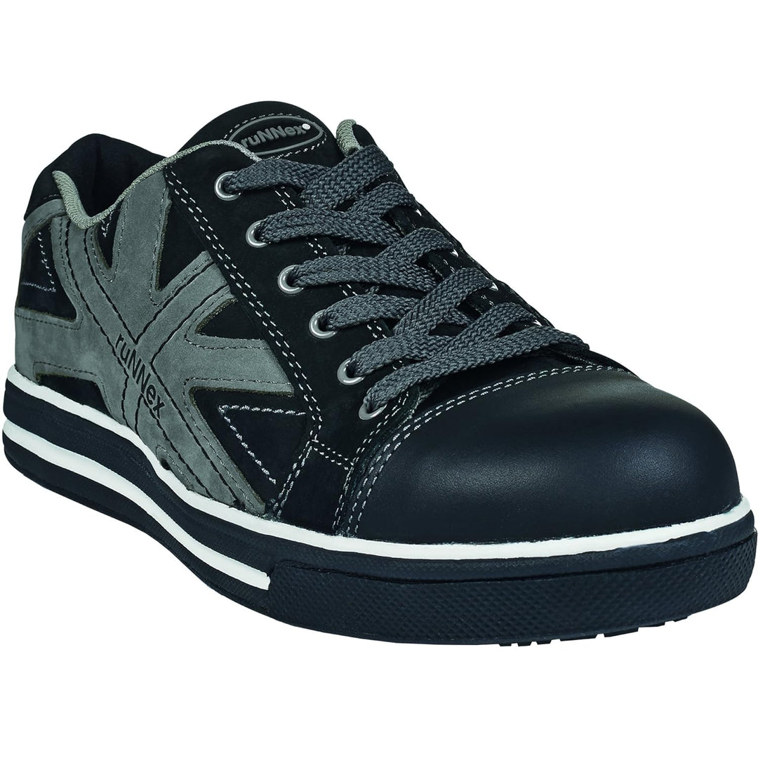 ruNNex Sicherheitshochschuhe S3 SportStar Halbstiefel in Sneaker-Optik Grösse 45, schwarz, 5342 45 E