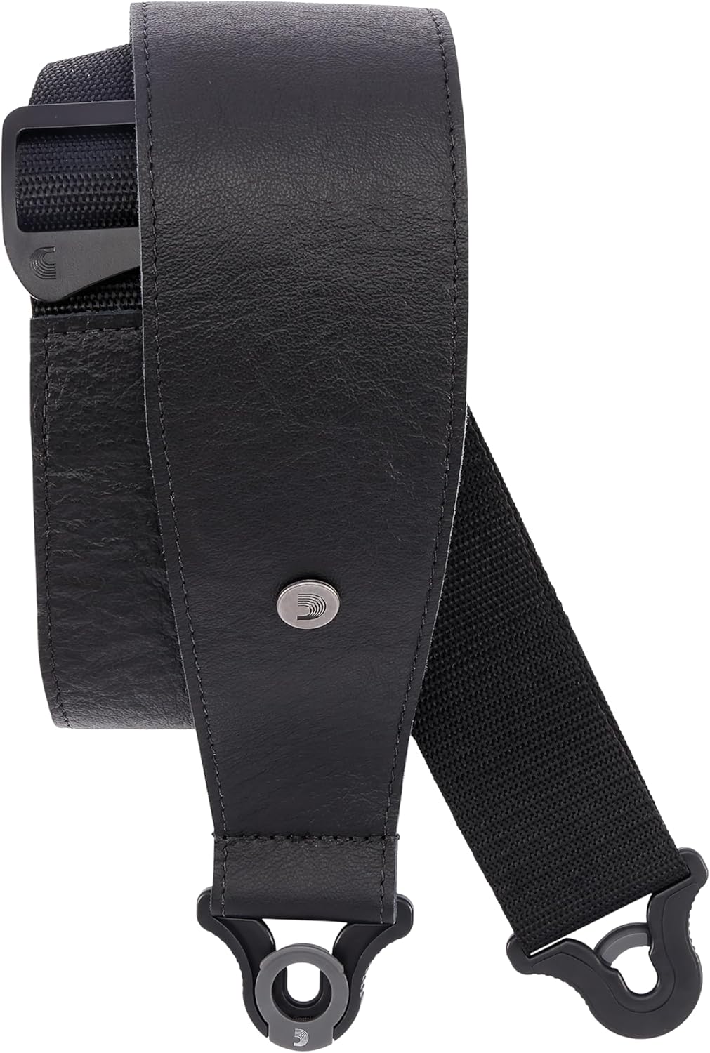 D'Addario Comfort Gitarrengurt aus Leder mit automatischer Verriegelung, Zubehör für Akustik- und E-