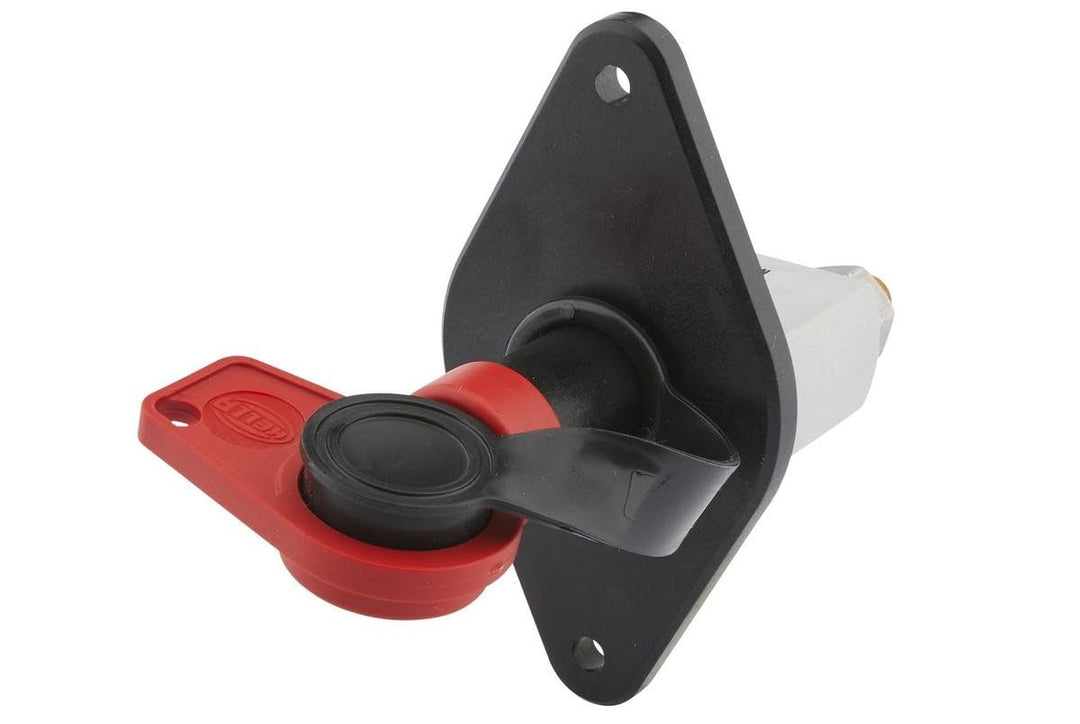 HELLA - Hauptschalter, Batterie - Drehbetätigung - 24V - geschraubt - Schliesser - oval - 6EK 002 84