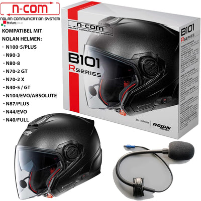 N-Com Nolan B101 R Helmsprechanlage (schwarz)