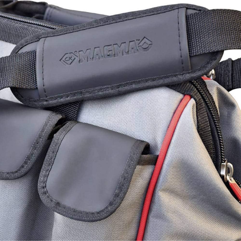 C.K MAGMA MA2627A Werkzeugtasche, 100% Polyester, schwarz, grau, 420x280x280 mm, 420x280x280 mm