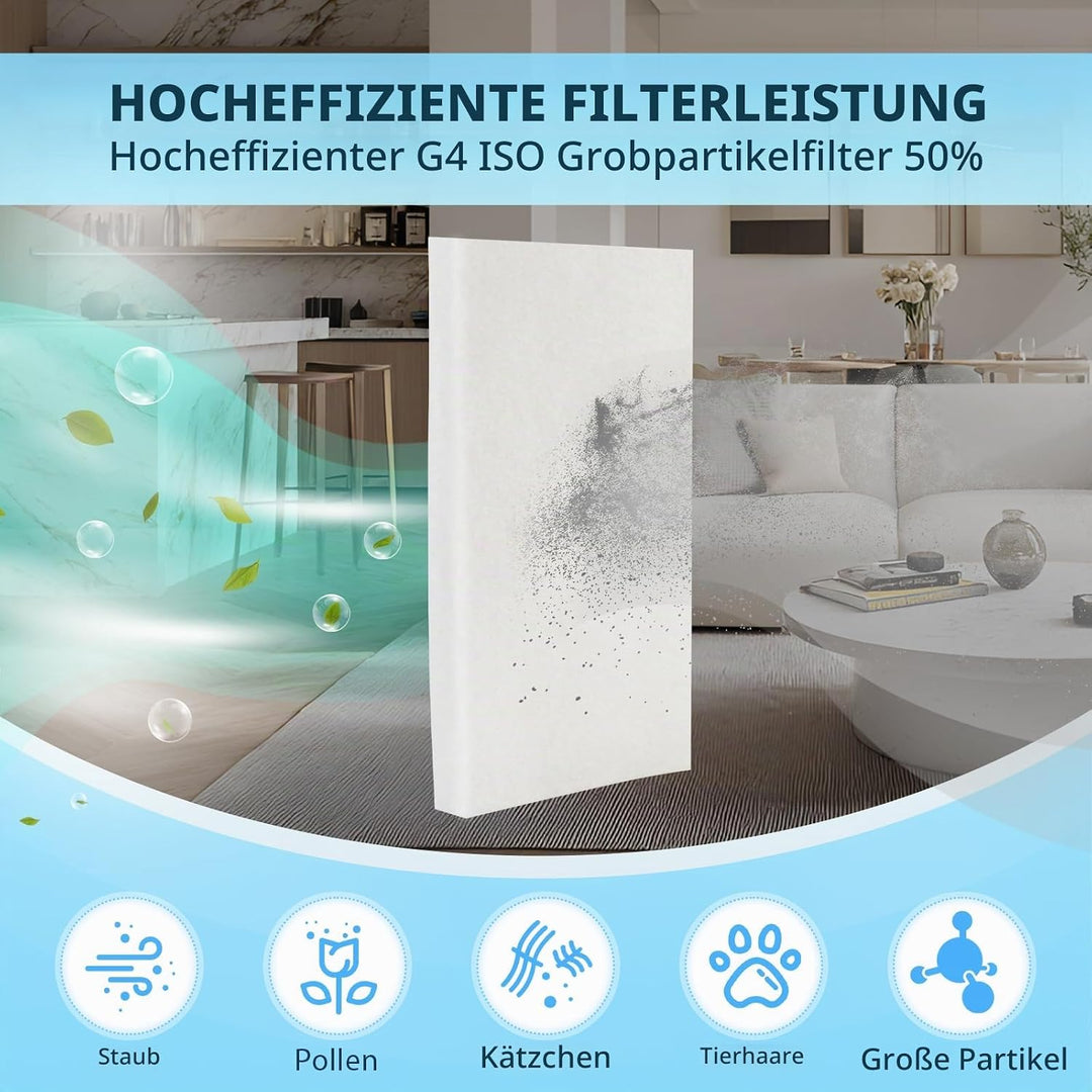 G4 Filtermatte 1m*1m*2cm G4 Filter Zuschneidbar Filtermatte Luftfilter G4 ISO COARSE 50% Rolle Filte