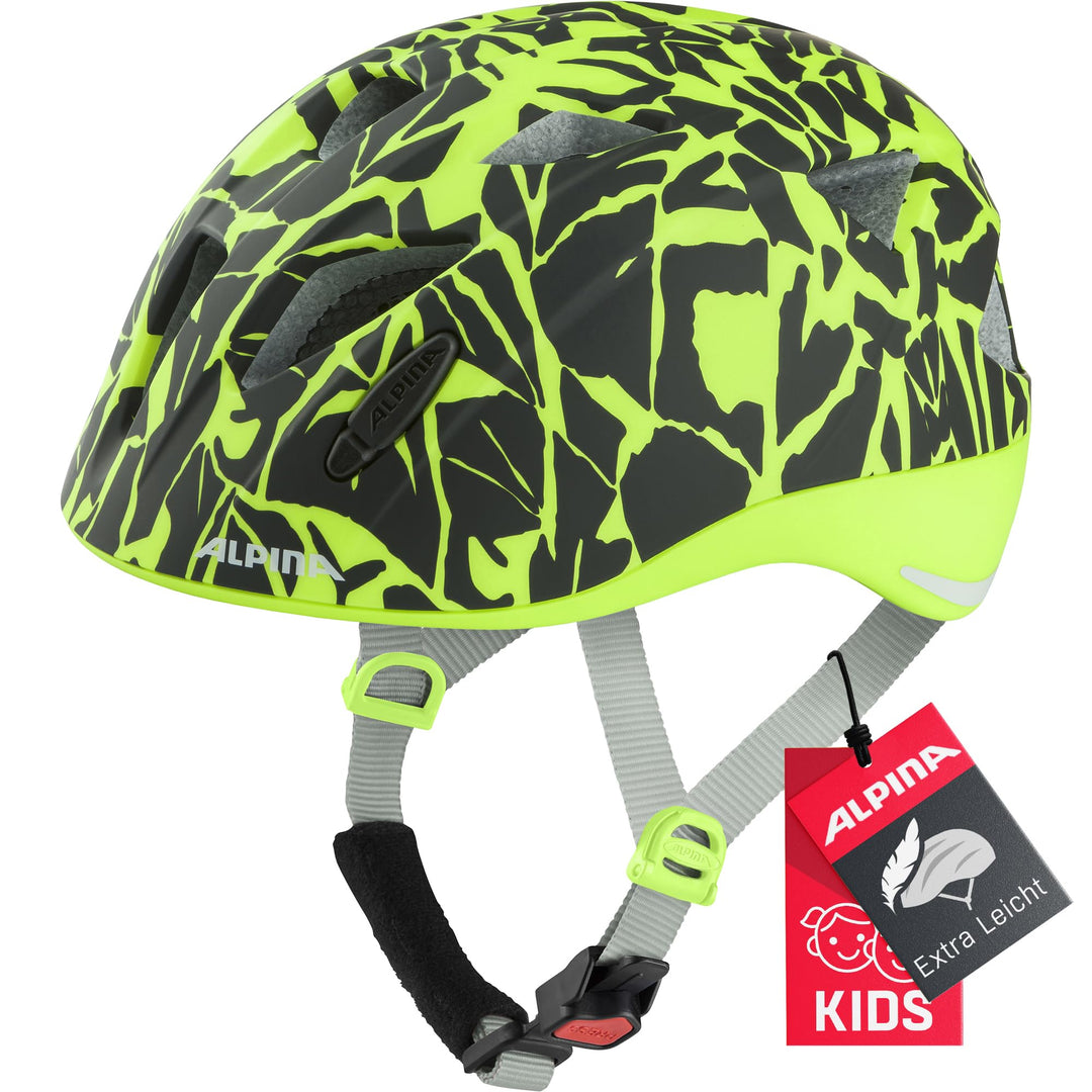 ALPINA XIMO L.E. - Leichter, Sicherer & Bruchfester Fahrradhelm Mit Optionalen LED-Licht Für Kinder