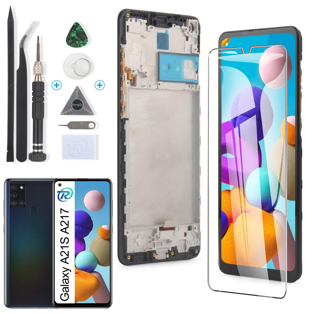 RongZy Ersatz Display Kompatibel für Samsung Galaxy A21S SM-A217F Touchscreen Bildschirm Digitizer G