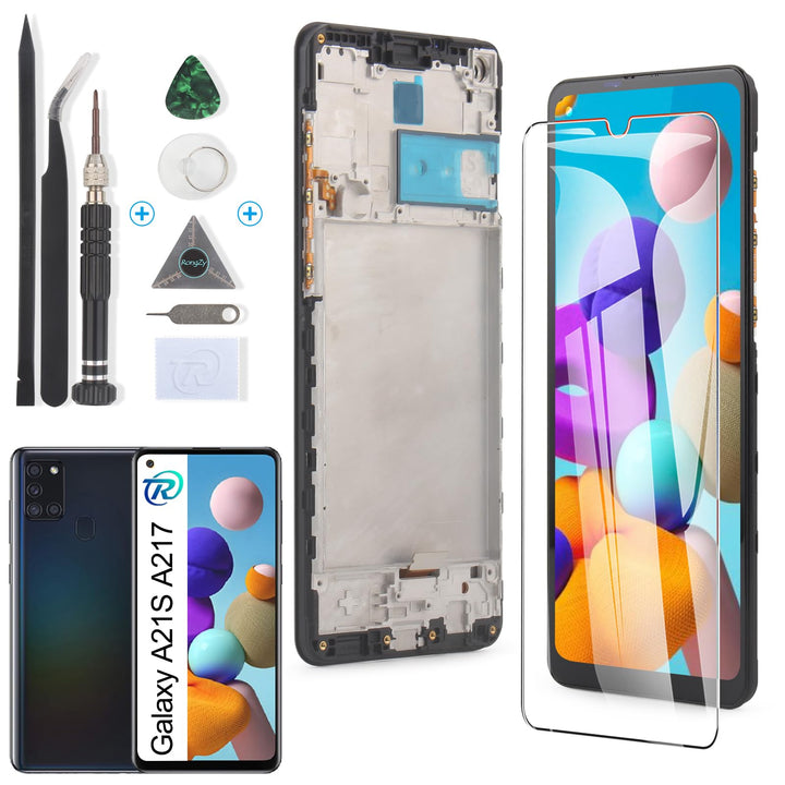 RongZy Ersatz Display Kompatibel für Samsung Galaxy A21S SM-A217F Touchscreen Bildschirm Digitizer G