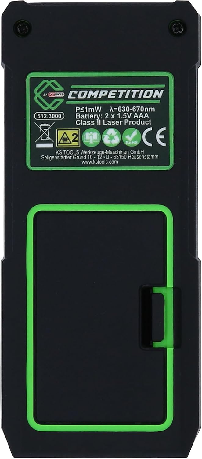 COMPETITION 512.3000 Laser-Entfernungsmesser bis 70 Meter (Powered by KS TOOLS)