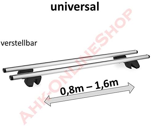 Alu Relingträger universal Dachträger abschliessbar Lastenträger Grundträger ALFA - 160cm