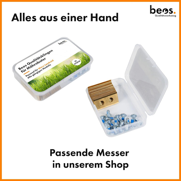 BEOS® PREMIUM Mähroboter Tuning - Messerteller für 6x Klingen - glasfaserverstärkte Messerscheibe -