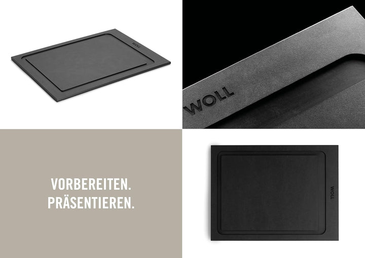 Woll Cut & Serve Schneidebrett, 30 x 22 cm, 7 mm hoch, aus FSC-zertifiziertem Papierverbundstoff, BP