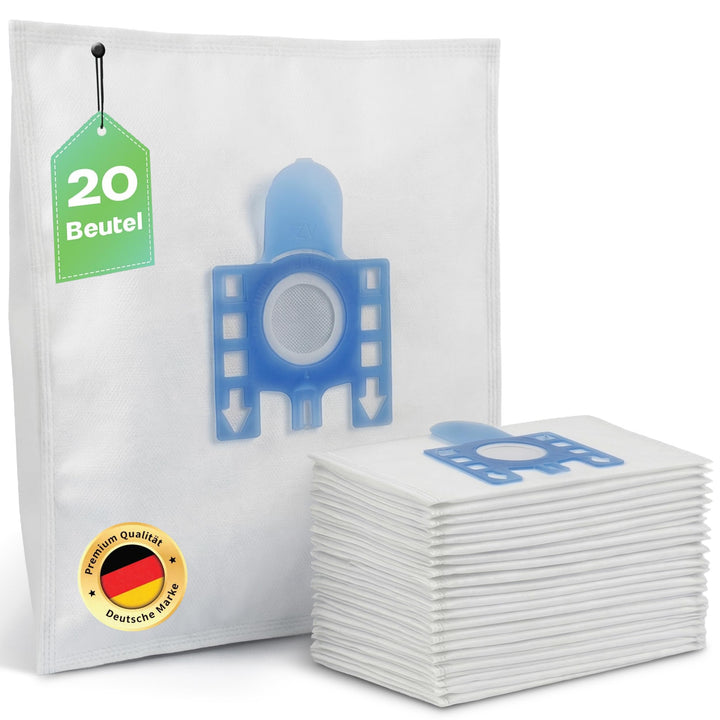 20 Staubsaugerbeutel als Alternative für Swirl Staubbeutel M50, M51, ähnlich Miele Staubbeutel 3D Ef