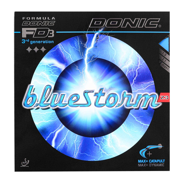 DONIC Belag Bluestorm Z3 Blau 2,3 mm, Blau 2,3 mm