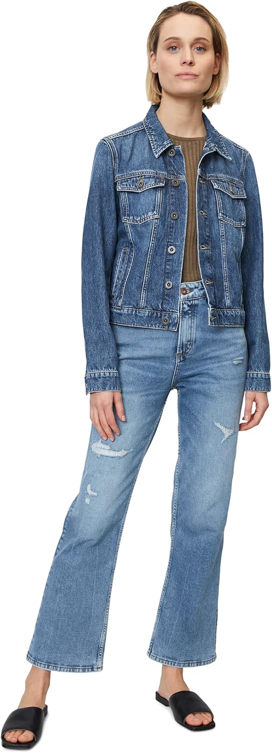 Marc O'Polo Damen Denim Jacket L Denim Blue, L Denim Blue