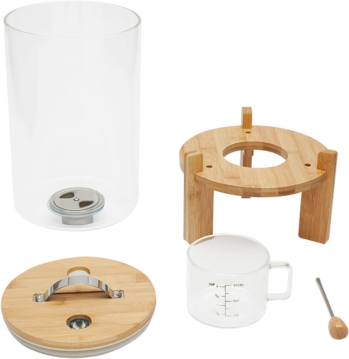 7,5L Müslispender Reisbehälter 20x30CM Reisspender Vorratstank Grosse Cereal Dispenser mit Messbeche