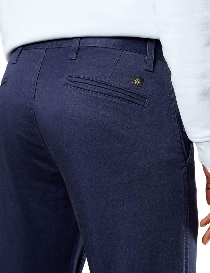 Dockers Herren Alpha Original Khaki Slim Hose 40W / 34L Blue (Stretch/Pembroke), 40W / 34L Blue (Str