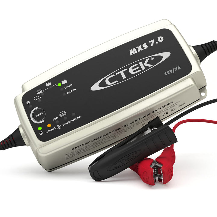 CTEK MXS 7.0, Batterieladegerät 12V Für Grössere Fahrzeugbatterien, Batterieladegerät Boot, LKW, Woh