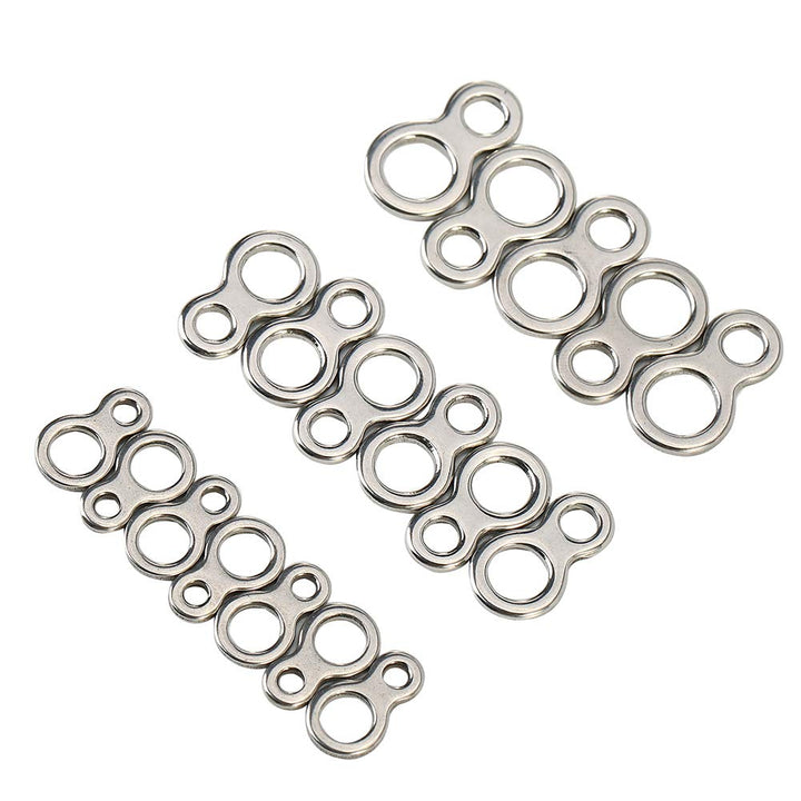 Demeras Angeln Split Rings Angeln Abbildung 8 Ringe 60 St¨¹ck Edelstahl Solid Fishing Abbildung 8 Ji