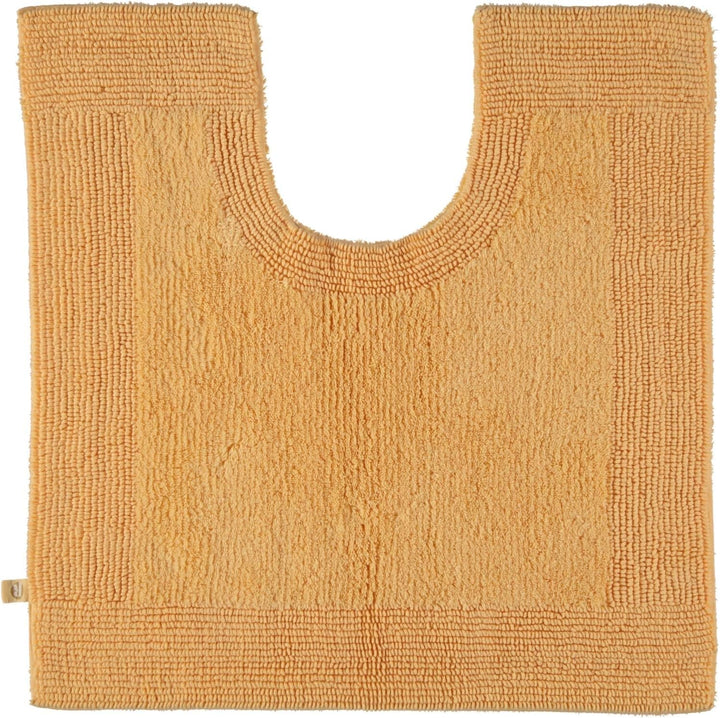 Rhomtuft Badteppiche Prestige mais - 390 Toilettenvorlage mit Ausschnitt 60x60 cm Mais - 390, Toilet