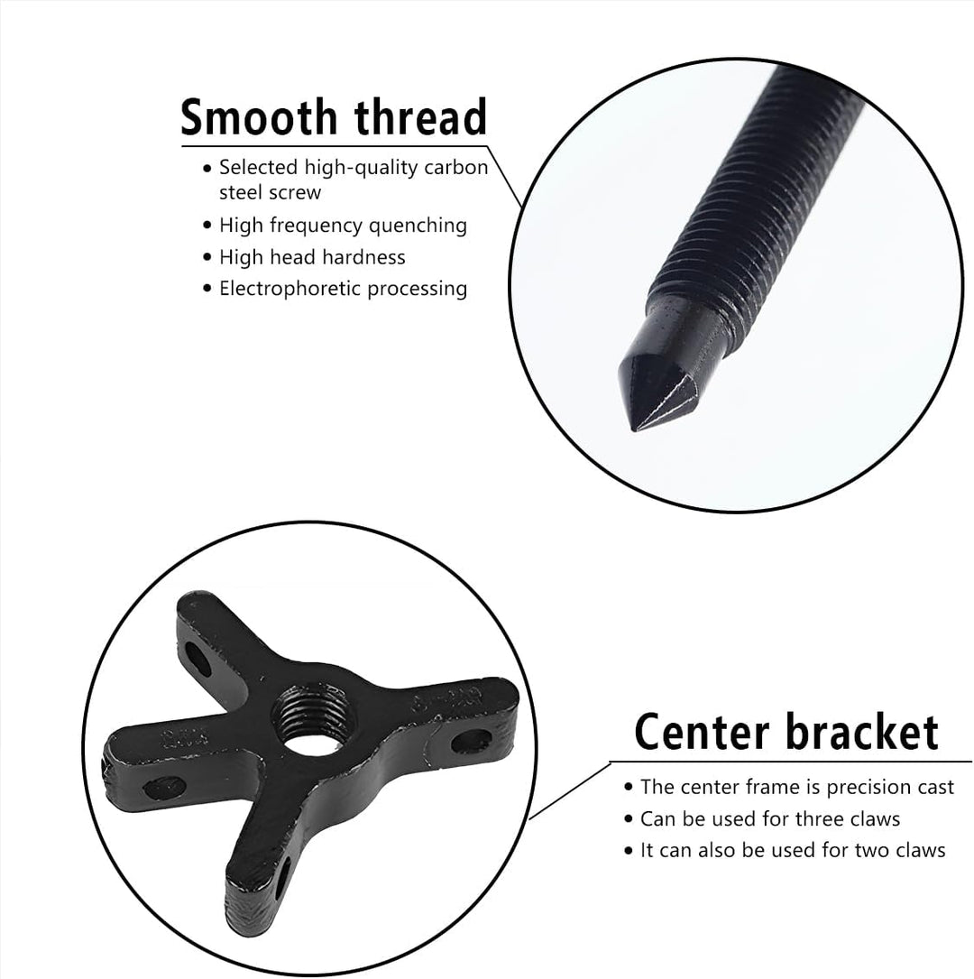 JNNJ Abzieher Werkzeug Lager, Innenlager Abzieher 3 Arm, Zahnradabzieher Abzieher Lagerabzieher, Dre