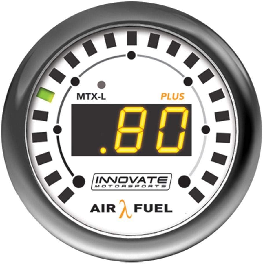Innovate 3918 MTX-l Plus Digitales Breitband-Messgerät für Luft/Kraftstoff-Verhältnis, im Set, Schwa