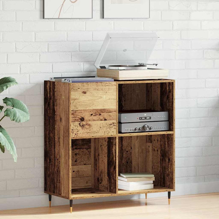 vidaXL Schallplattenschrank Altholz 85 x 38 x 89 cm Holzwerkstoff | Schlankes Design ergänzt jeden W