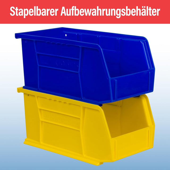 Akro-Mils - 30230RED 30230 AkroBins Kunststoff-Aufbewahrungsbehälter zum Aufhängen, stapelbare Behäl