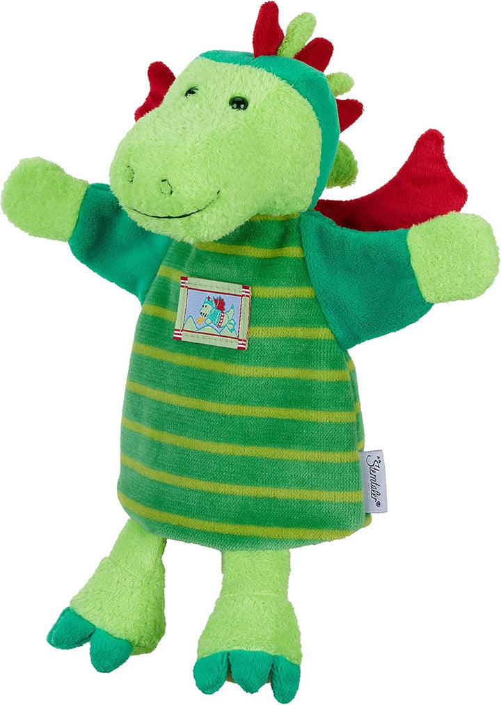 Sterntaler 3622151 Kinder-Handpuppe Drache, Ideal für Puppentheater und Rollenspiele, 24 x 21 x 9 cm