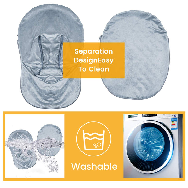 Orzbow Winter Baby Fusssack für Babyschale,Frühjahr Universal Einschlagdecke für Autositz & Maxi-Cos