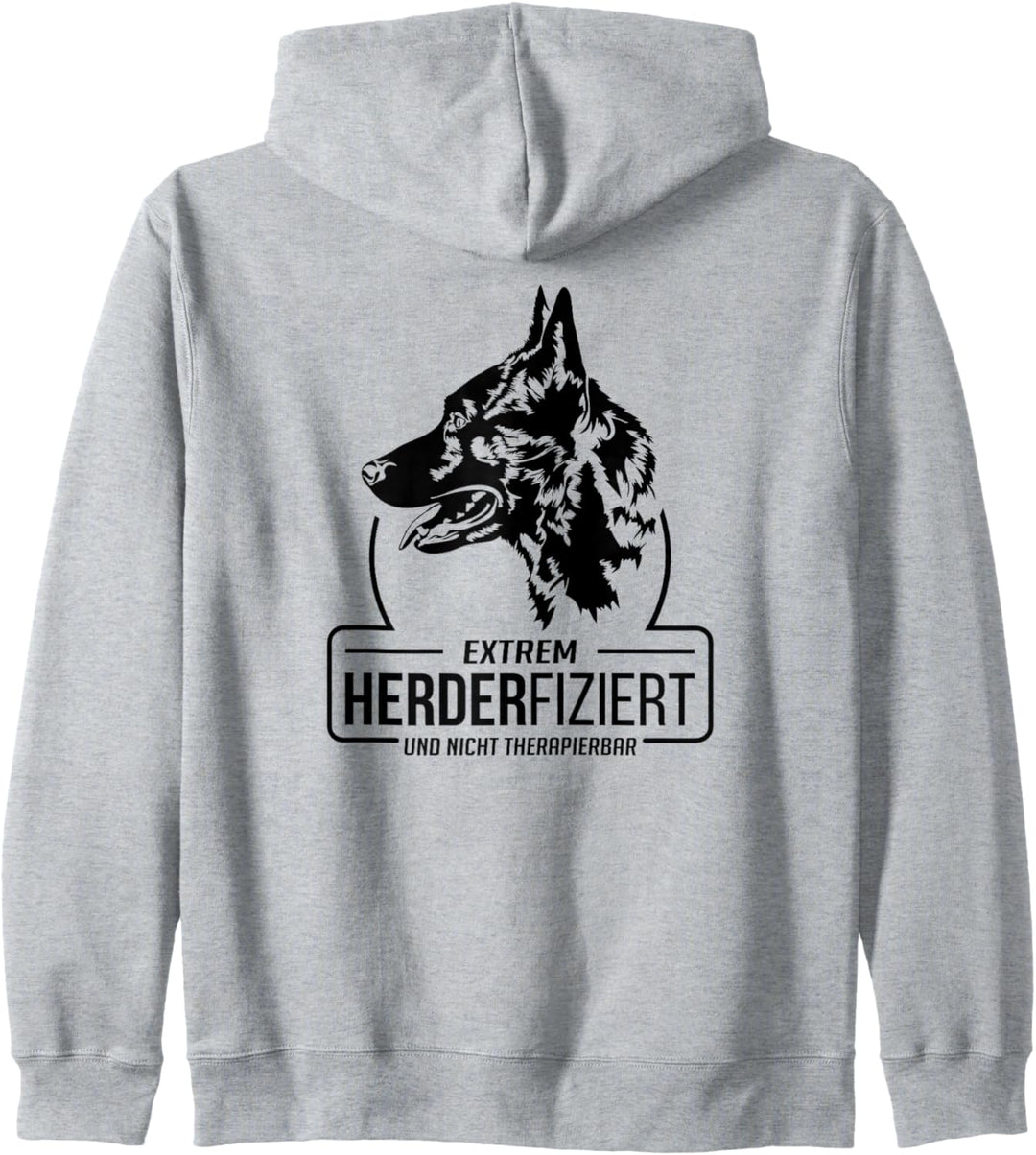 Lustiger Hollandse Herder Herderfiziert Hunde Hundespruch Kapuzenjacke