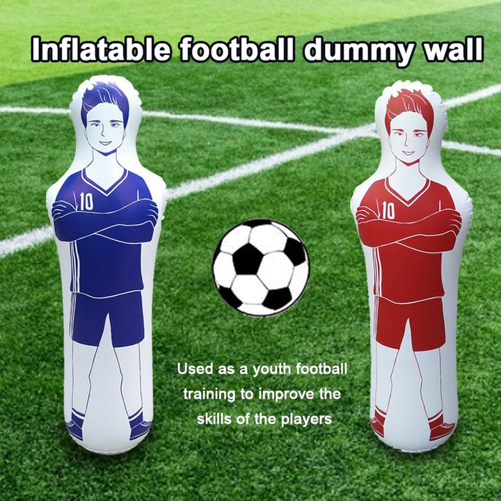 Aufblasbare Fussball-Trainings-Dum-my, aufblasbarer Fussball-Dum-my Torwart, Luftpuppe, Kick-Defende