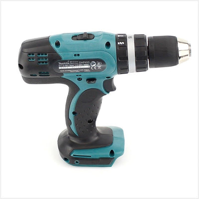 Makita Akku-Schlagbohrmaschine DHP453 Solo 18 V, Schwarz,blau, Batteriebetrieben