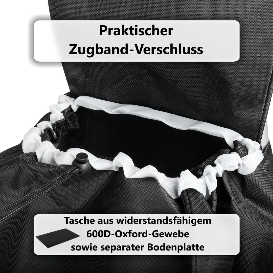 2IN1 Einkaufstrolley auch als Sackkarre nutzbar klappbar 40L Tasche bis 25kg Einkaufswagen mit gross