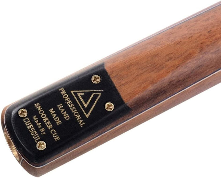 CUESOUL Klassische Handgemachte 57 Zoll Palisander 3/4 Stück Snooker Queue mit Schwarz Köcher und Al
