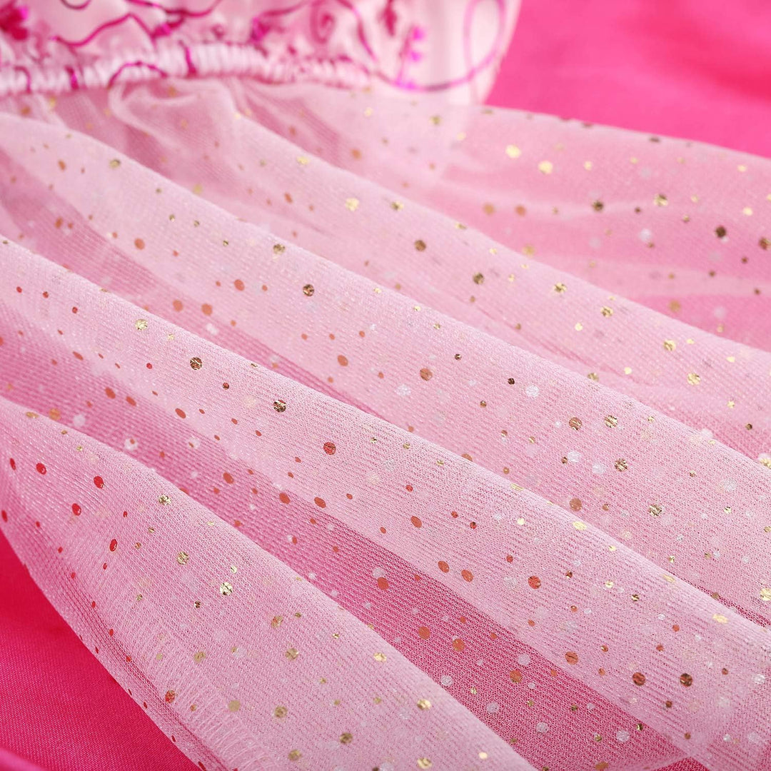 Sincere Party Mädchen Deluxe Prinzessin Fancy Kleid mit Accessoires 5T-6T/110-116 Rosa Prinzessin, 5