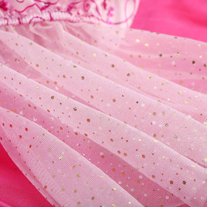 Sincere Party Mädchen Deluxe Prinzessin Fancy Kleid mit Accessoires 5T-6T/110-116 Rosa Prinzessin, 5