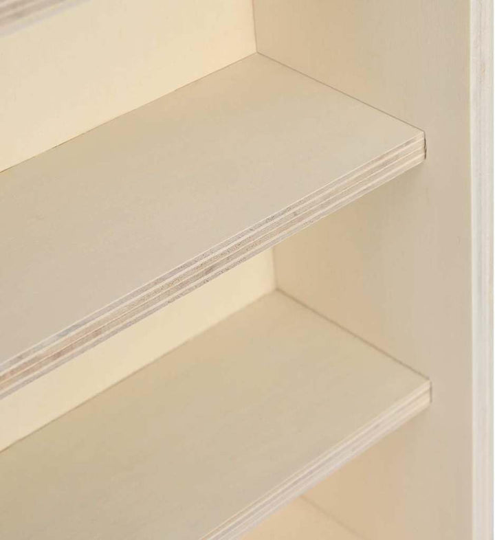 vidaXL Holz-Sammelvitrine mit Regal Braun 40 x 8,5 x 54 cm Sperrholz, Wohnzimmeraufbewahrung, Modern
