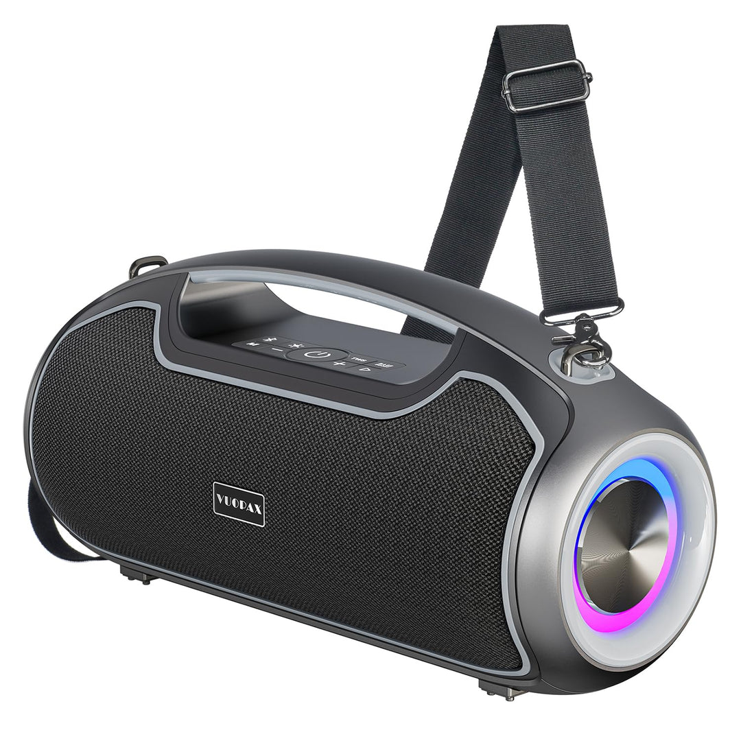 Bluetooth Lautsprecher, Tragbare Musikbox Bluetooth 5.3 mit 2 * Subwoofer,200W Spitzenleistung/Bass