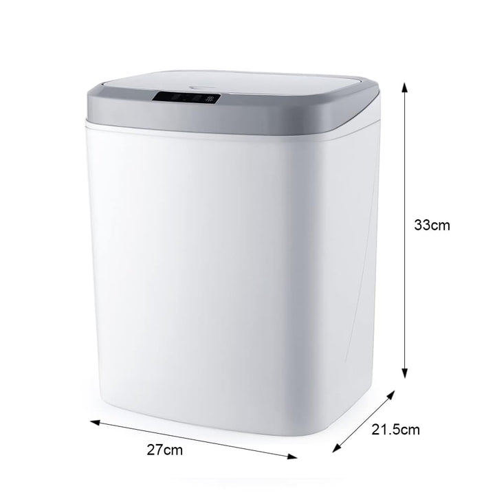 S.I.C Mülleimer mit Sensor,Automatischer Mülleimer,16L,mit Smart Öffnungs-Sensor und Geräuschloser V
