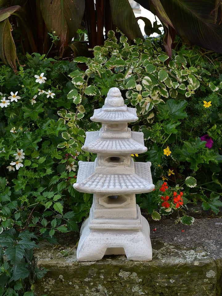 Unbekannt Figur japanische Laterne H 47 cm Gartendeko aus